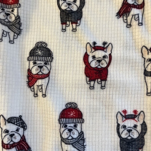 PJ Salvage Womens Pajama Lounge‎ Sleep Jogger Pants French Bulldogs Large - Picture 6 of 9